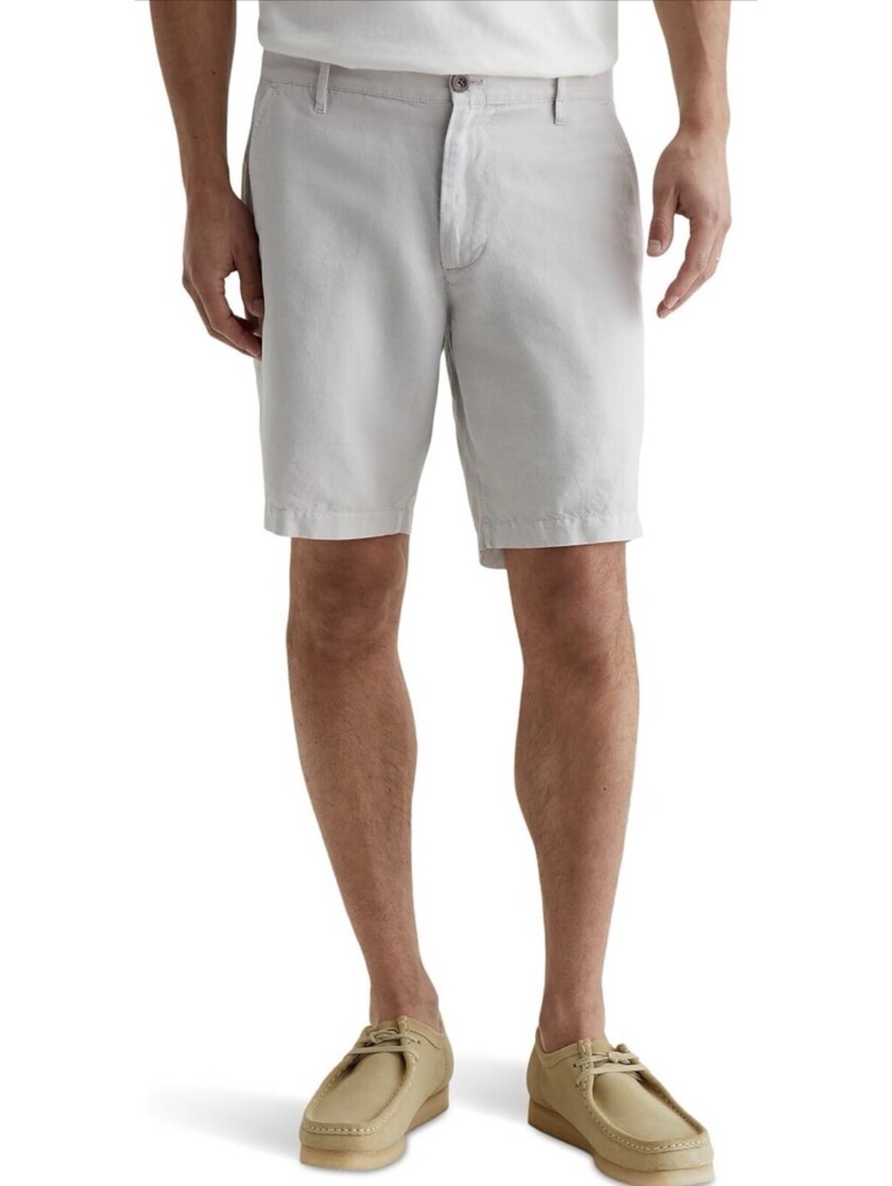 AG Jeans Wanderer Short Slim Trouser 8.5" Inseam Men's Size 29 Silver Fog NWT